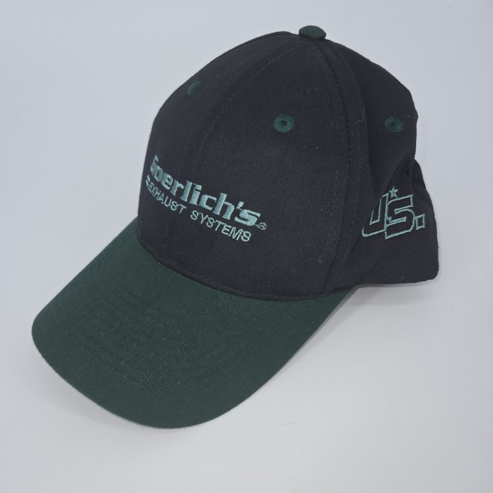 Goerlich's Exhaust Systems Snapback Hat Black Green OTTO Cap‎
